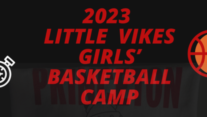 Little Vikes Basketball Camp graphic
