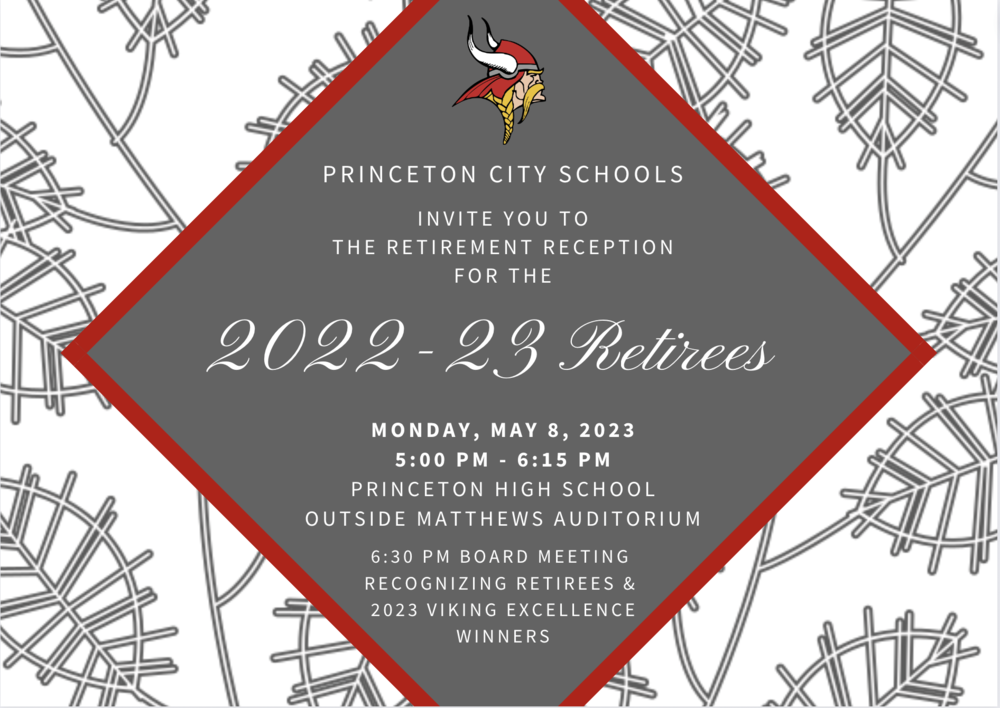 2022-2023 Retiree Reception Invitation