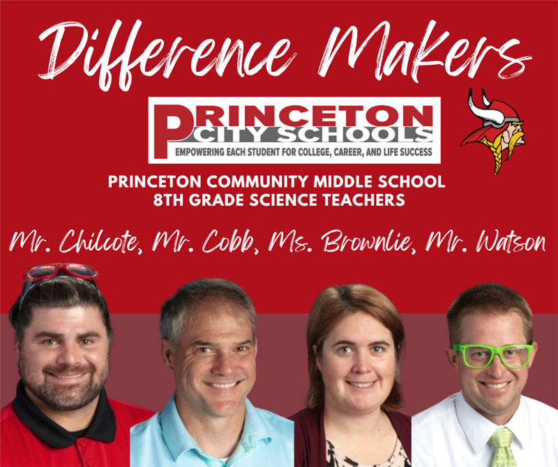 Difference Makers 8th Grade Science Teachers