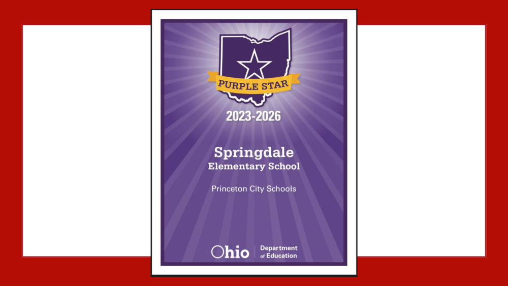 Springdale Purple Star Award