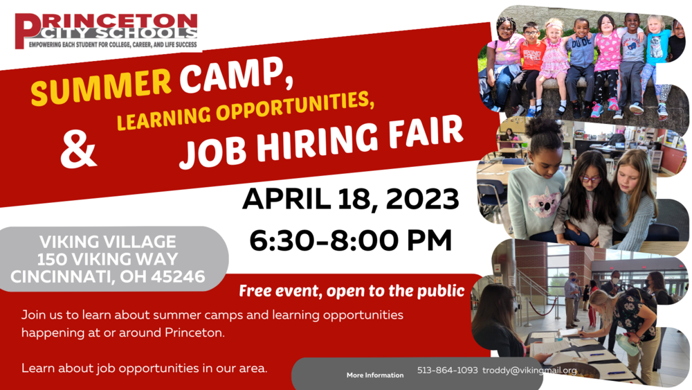 Summer Camp, Learning Opportunities and Job Hiring Fair Sharonville