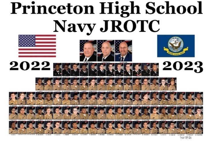 Princeton High School 2022-2023 Navy JROTC composite photo gallery 