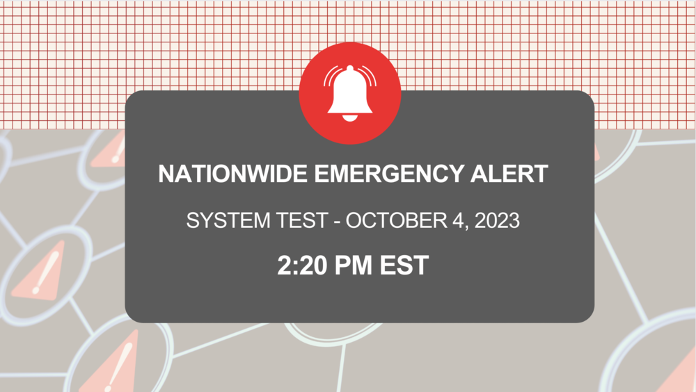Nationwide Emergency Alert October 4, 2023 Princeton High School