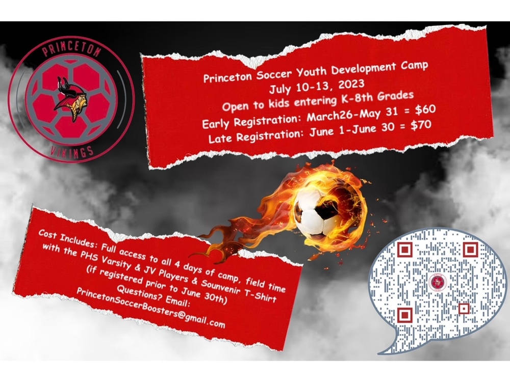 Youth Soccer Camp Info Graphic